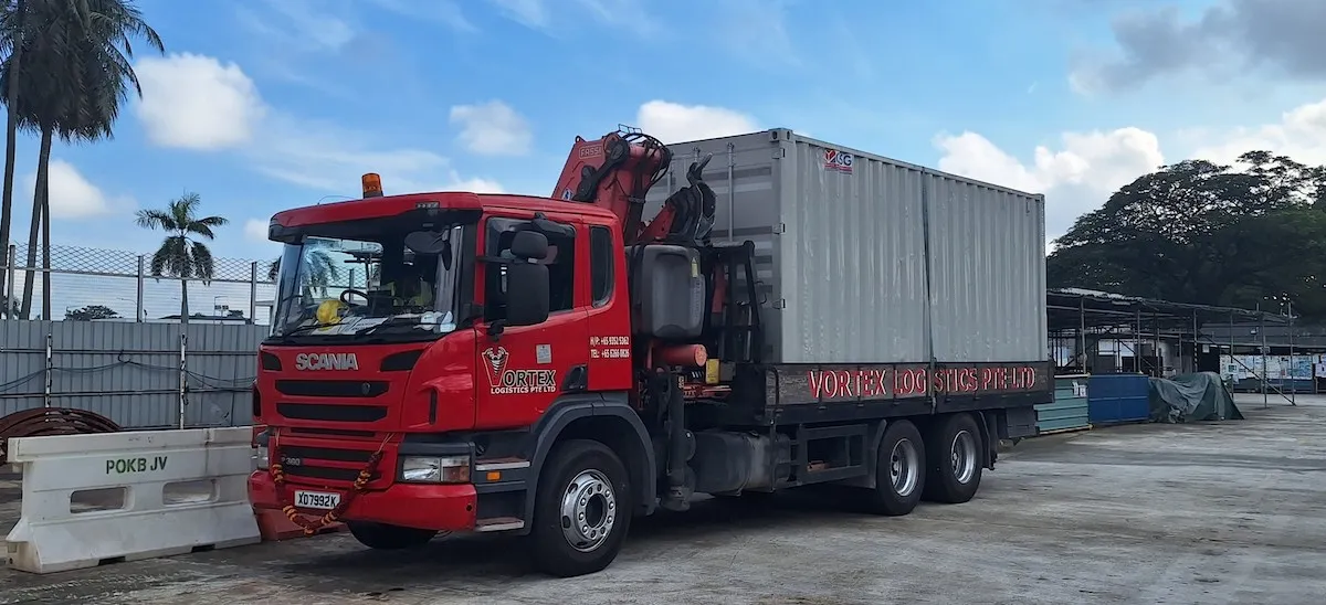 Vortex Lorry Crane Container