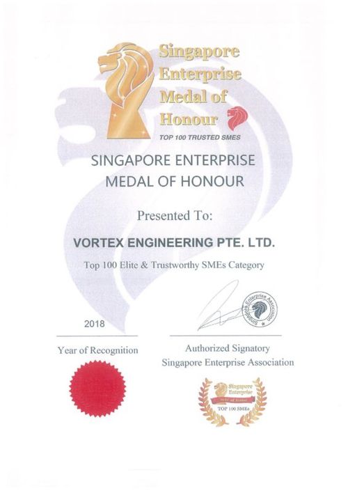 Vortex Awards & Accreditations | Medal of Honor Certificate
