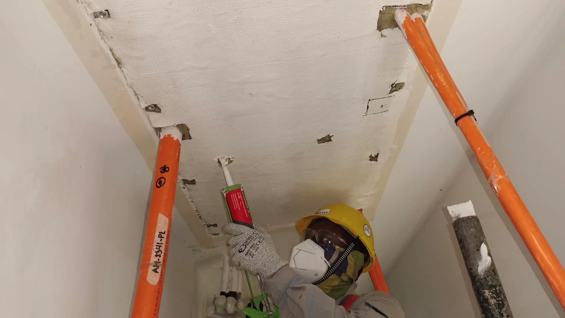 Hilti firestop application