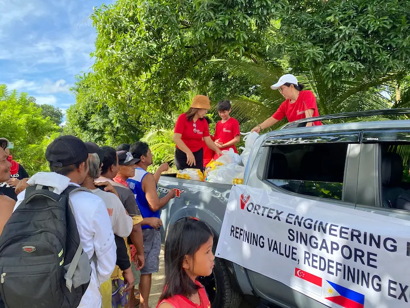 Vortex Giving Out Food in Philippines